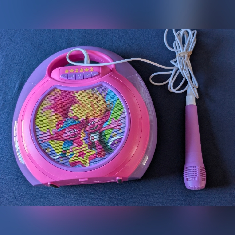 Trolls Movie Band Together Bluetooth MP3  Karaoke with LED Light Show
